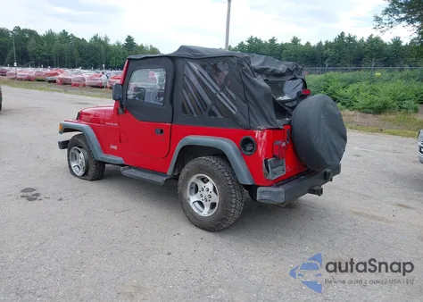 2000 Jeep Wrangler Se z USA, uszkodzony, nr VIN 1J4FA29P6YP767898